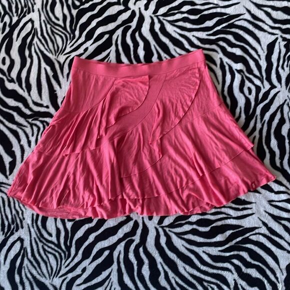 EDC by espirt pink yoga layered ruffle skirt fitness sports workout size XS - Picture 1 of 8